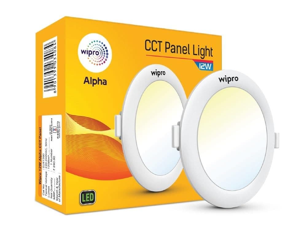 Wipro Alpha 12W Panel Light-CCT