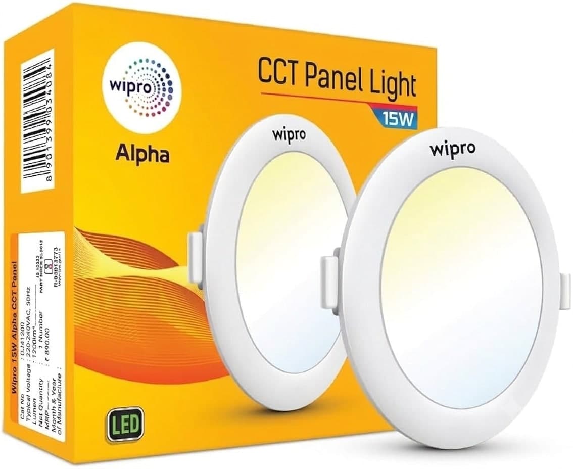 Wipro Alpha 15W Panel Light-CCT