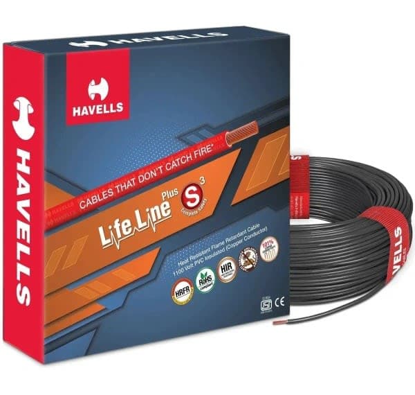 Havells 1.5 sq mm Copper Cable-90mtrs bundel