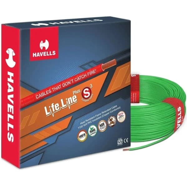 Havells 2.5 sq mm Copper Cable-90mtrs bundel