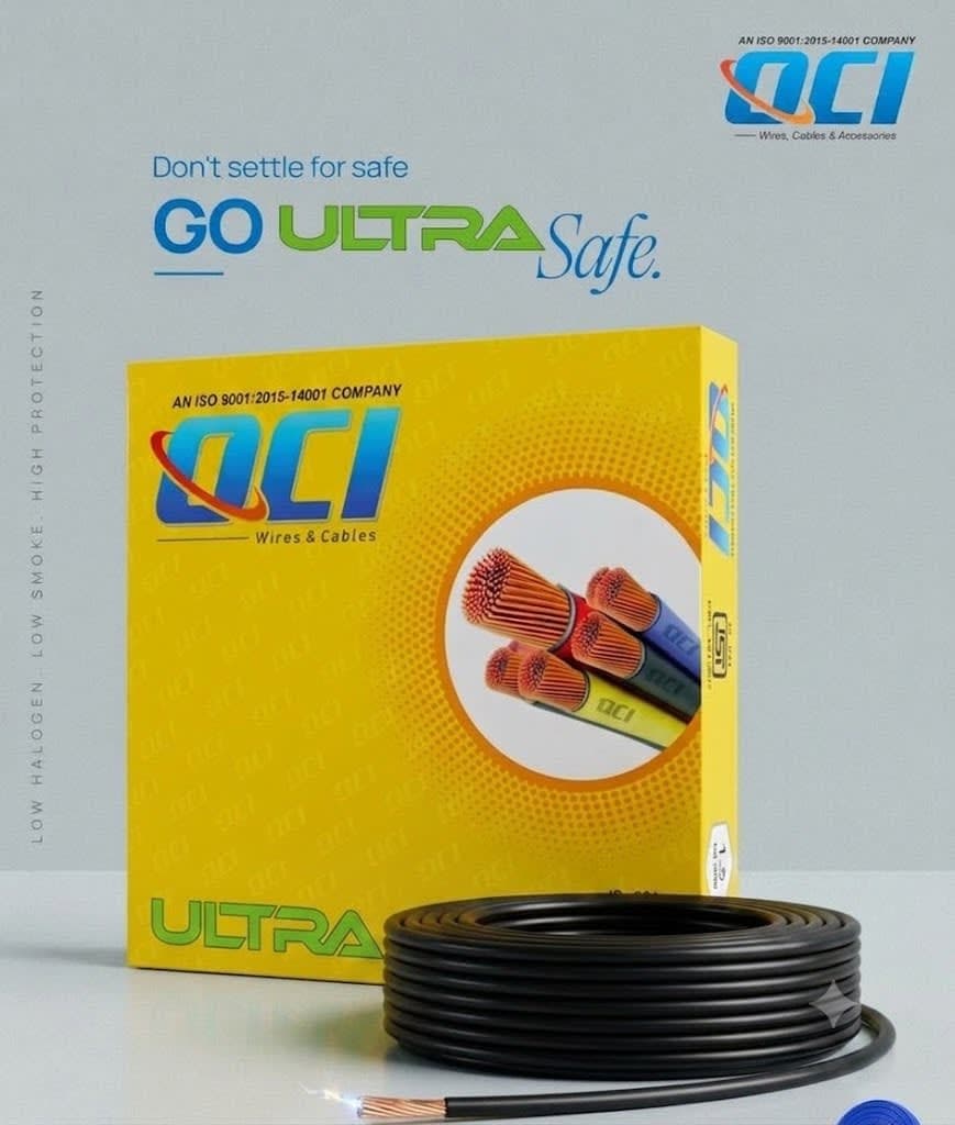 OCI 4.0sqmm Copper Wire-90mtrs Bundel