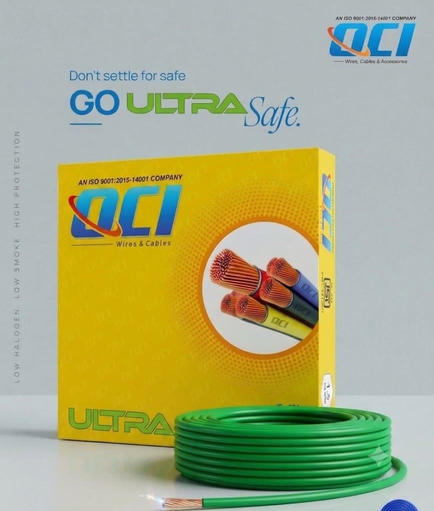 OCI 4.0sqmm Copper Wire-90mtrs Bundel