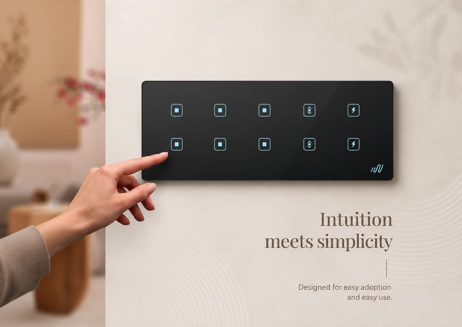 Touch 10 Switch-8M-Acrylic – Black