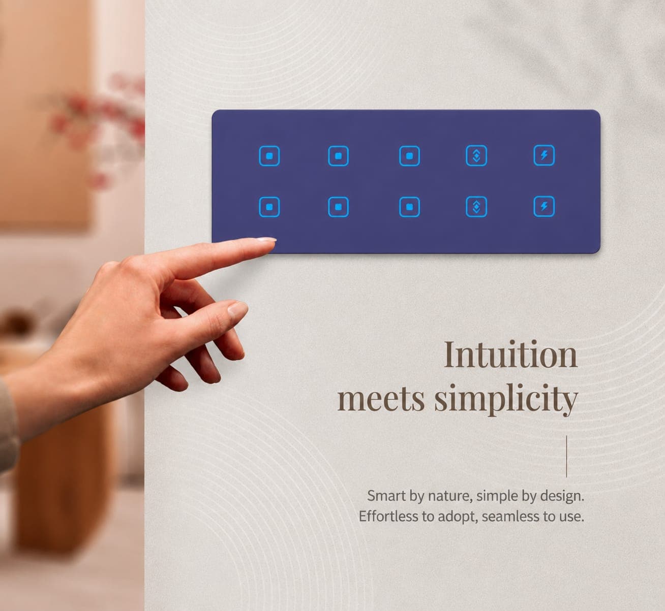 Touch 10 Switch-8M-Acrylic – Royal Blue