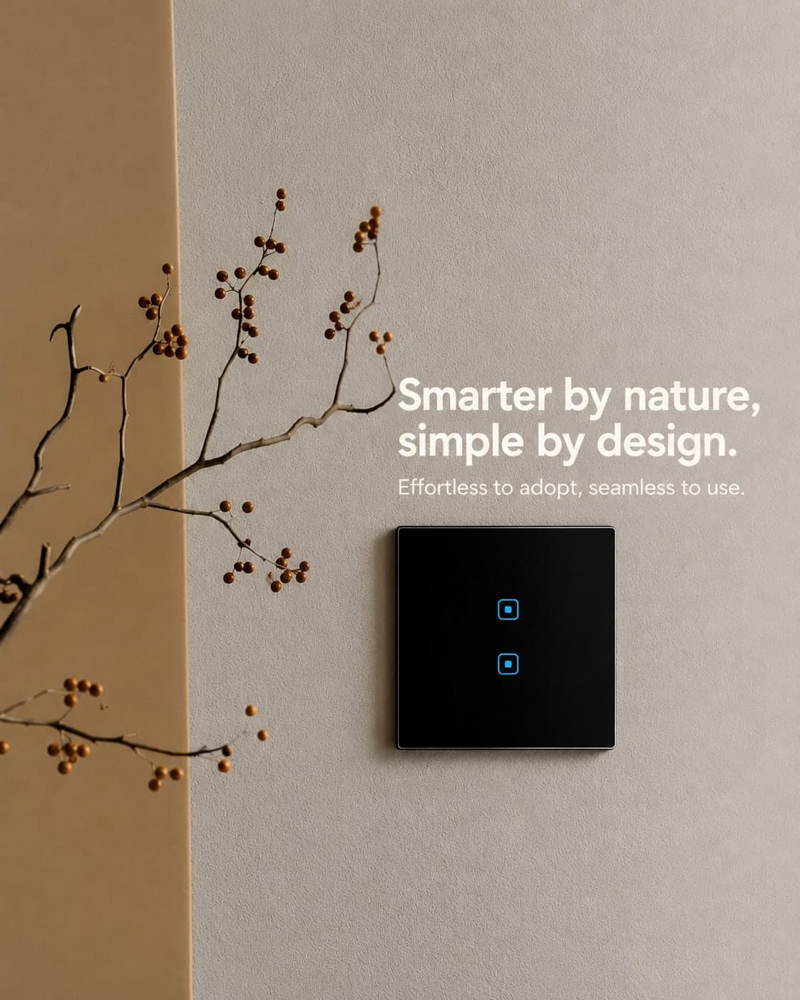 Touch 2 Switch -2M-Acrylic – Black
